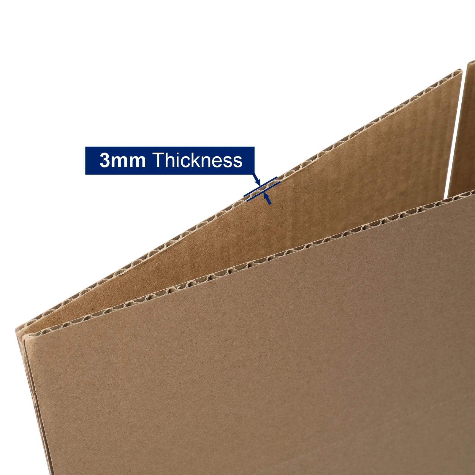 50pcs Corrugated Cardboard Boxes 10x8x6 Inch Kraft Color 3mm Thick Shipping Mailer Boxes 25.4x20.3x15.2cm view 4
