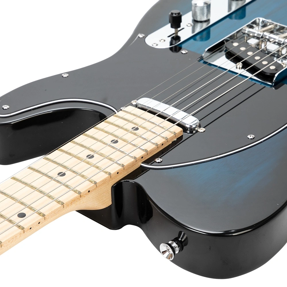 GTL Electric Guitar with Maple Fingerboard, Single Coil SS Pickup, Blue Finish view 12