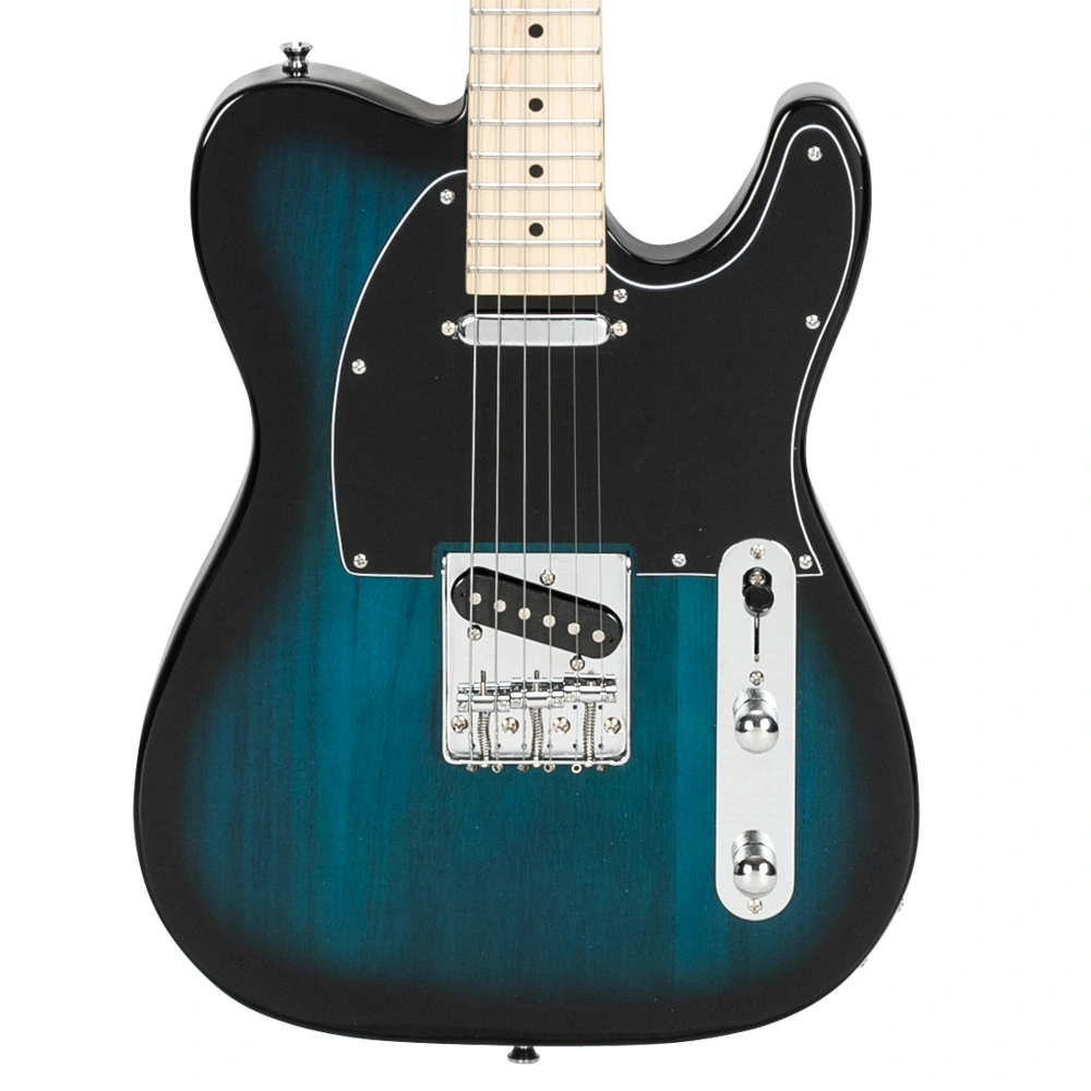 GTL Electric Guitar with Maple Fingerboard, Single Coil SS Pickup, Blue Finish view 13