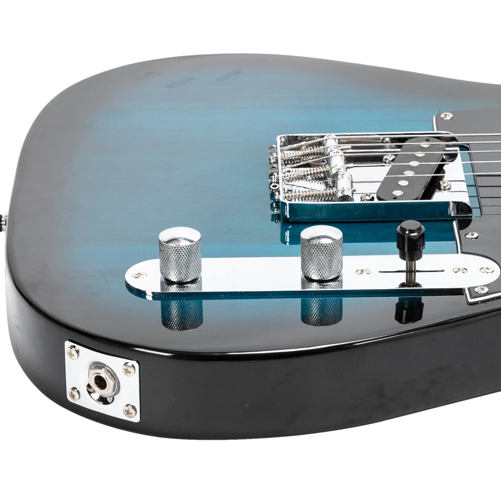 GTL Electric Guitar with Maple Fingerboard, Single Coil SS Pickup, Blue Finish view 14