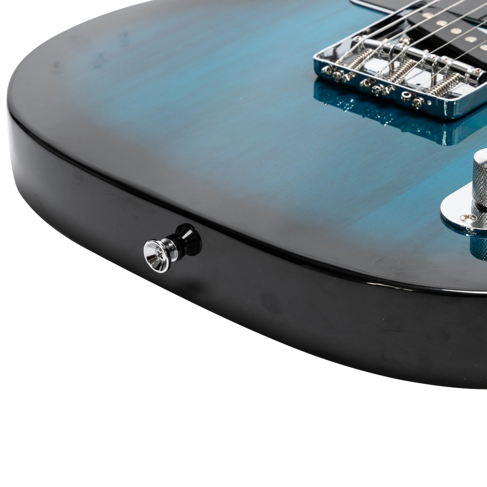 GTL Electric Guitar with Maple Fingerboard, Single Coil SS Pickup, Blue Finish view 15