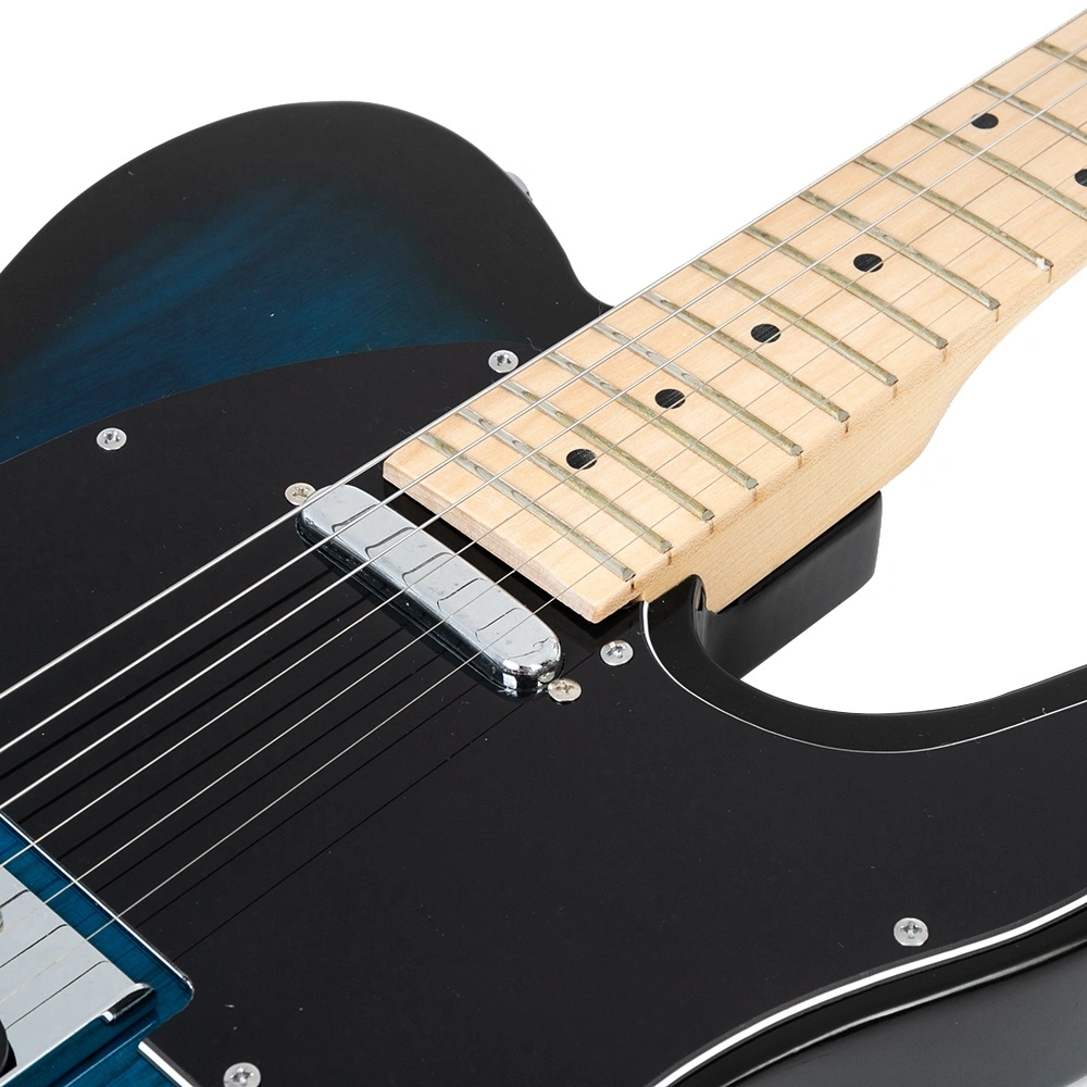 GTL Electric Guitar with Maple Fingerboard, Single Coil SS Pickup, Blue Finish view 18