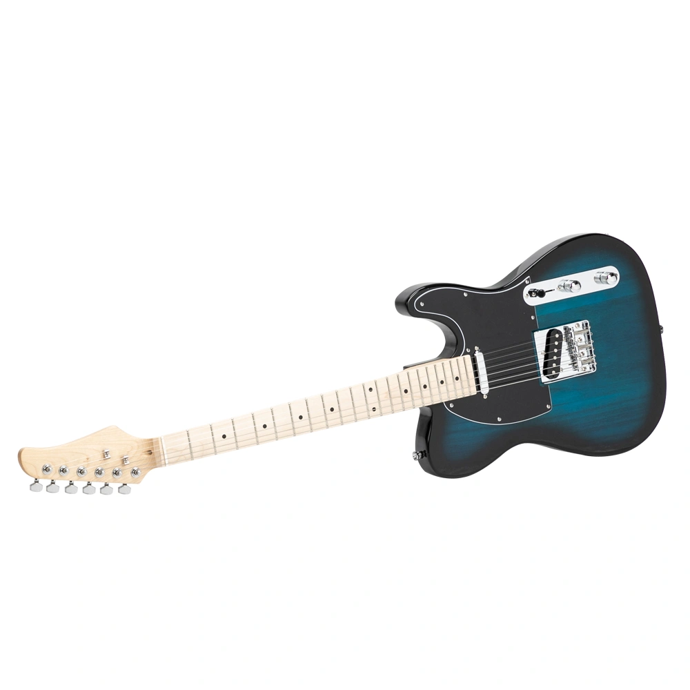 GTL Electric Guitar with Maple Fingerboard, Single Coil SS Pickup, Blue Finish view 5