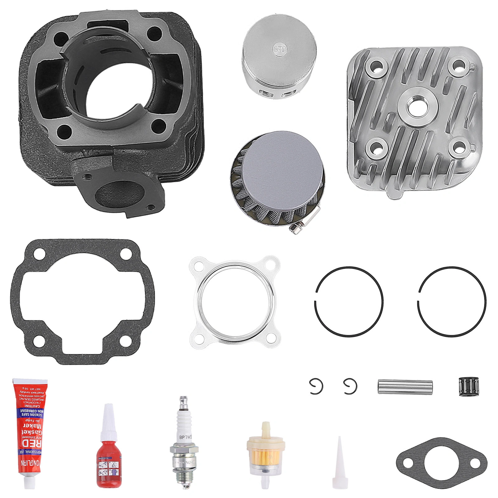 Yamaha Zuma 70cc Big Bore Piston Cylinder Kit YW50 Scooter Engine Rebuild 2002-2011 3301-532