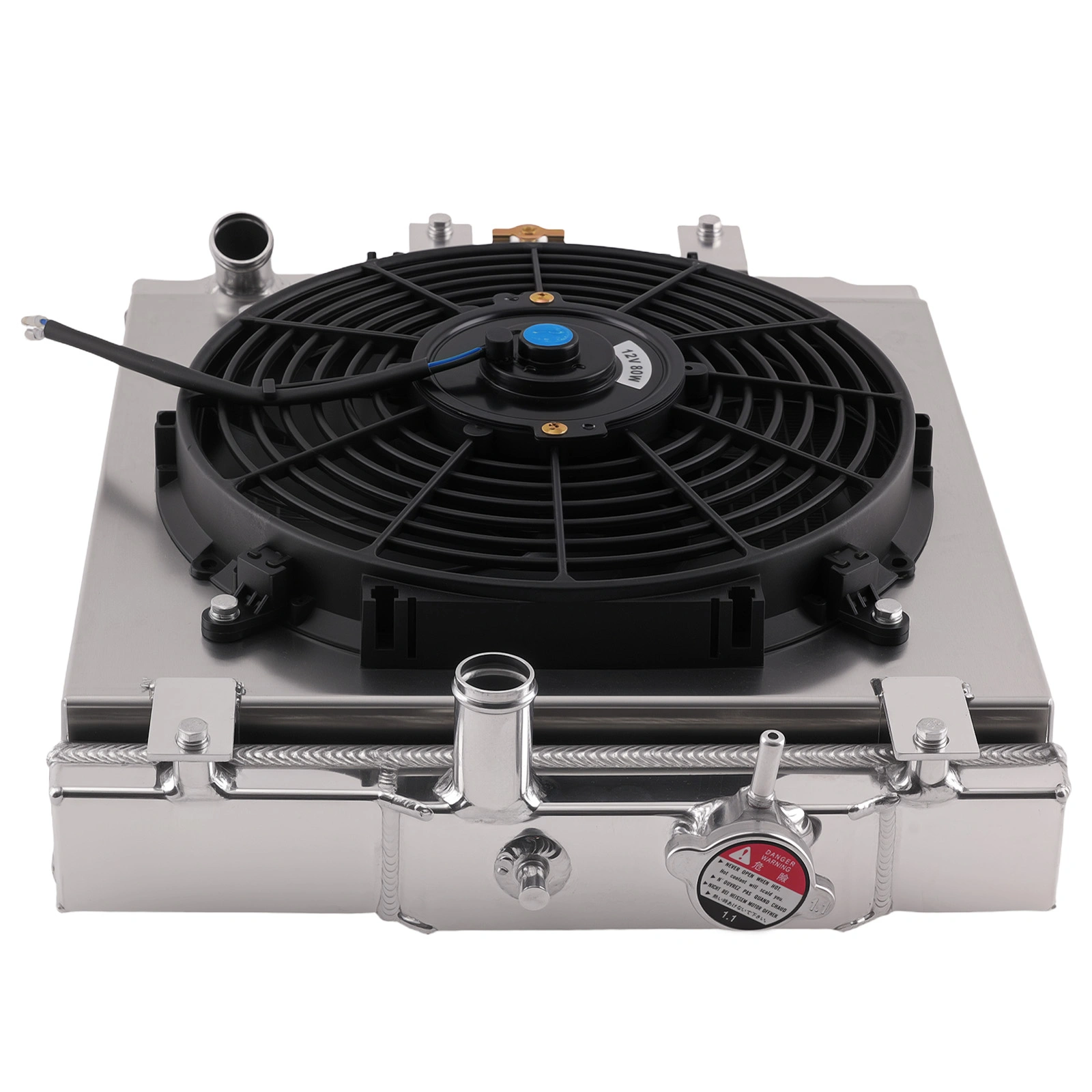 Aluminum Cooling Radiator + Fan Shroud Kit for Honda Del Sol 1993-1997 MT Manual Transmission