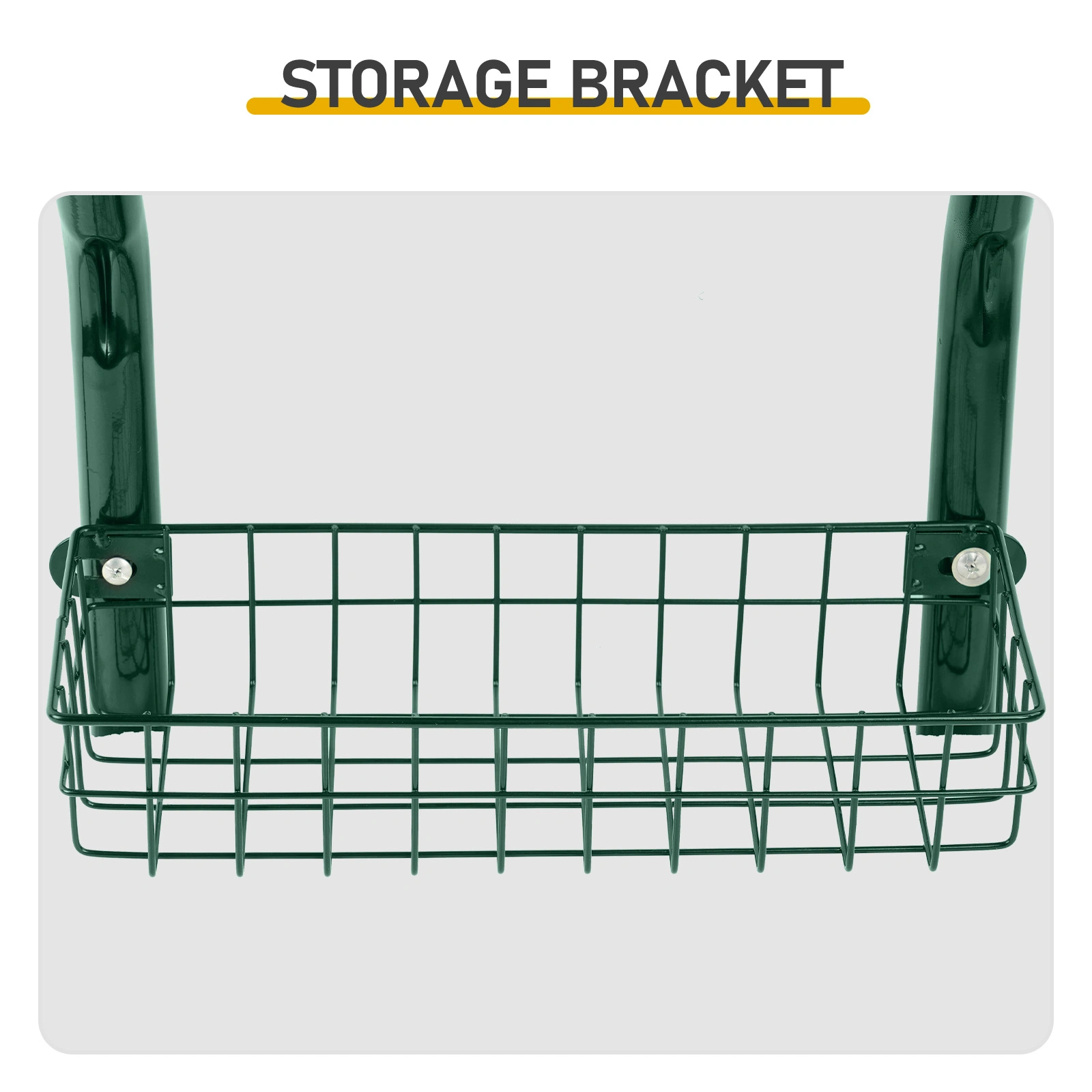 Dark Green Iron 4-Wheel Pipe Truck Cart, Heavy-Duty Non-Inflatable Tire Hand Truck for Industrial Material Transport view 8