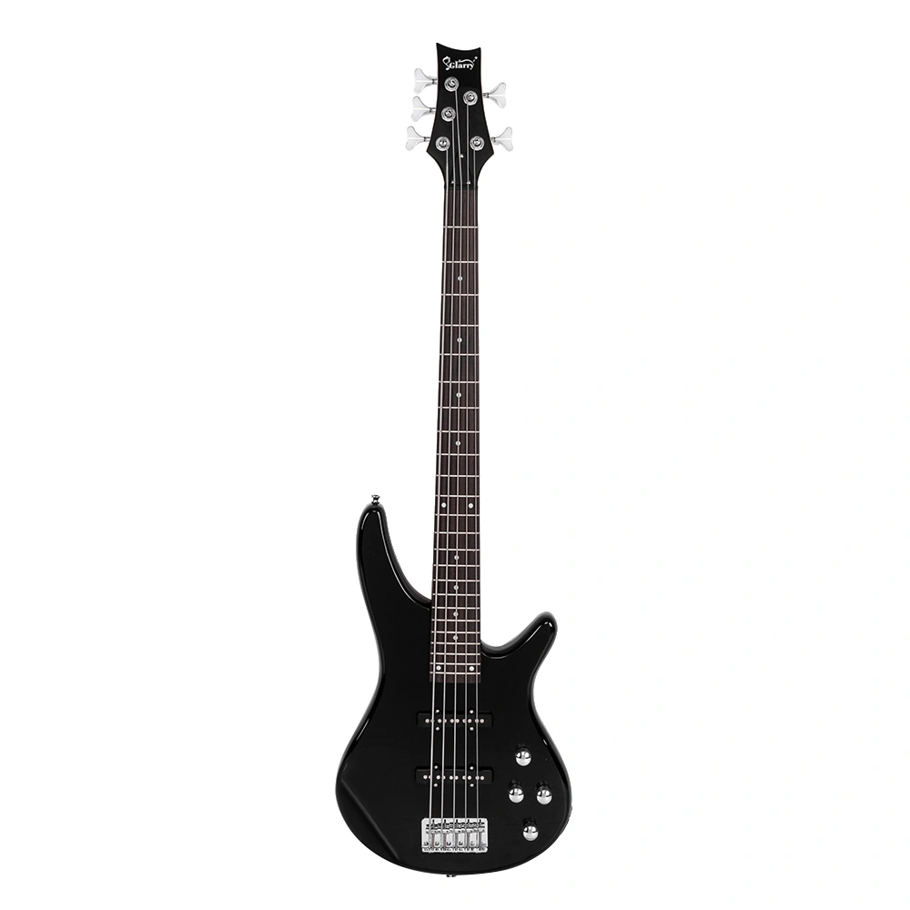 GIB 5 String Bass Guitar Bag Strap Pick Connector Wrench Tool Accessory Kit Black