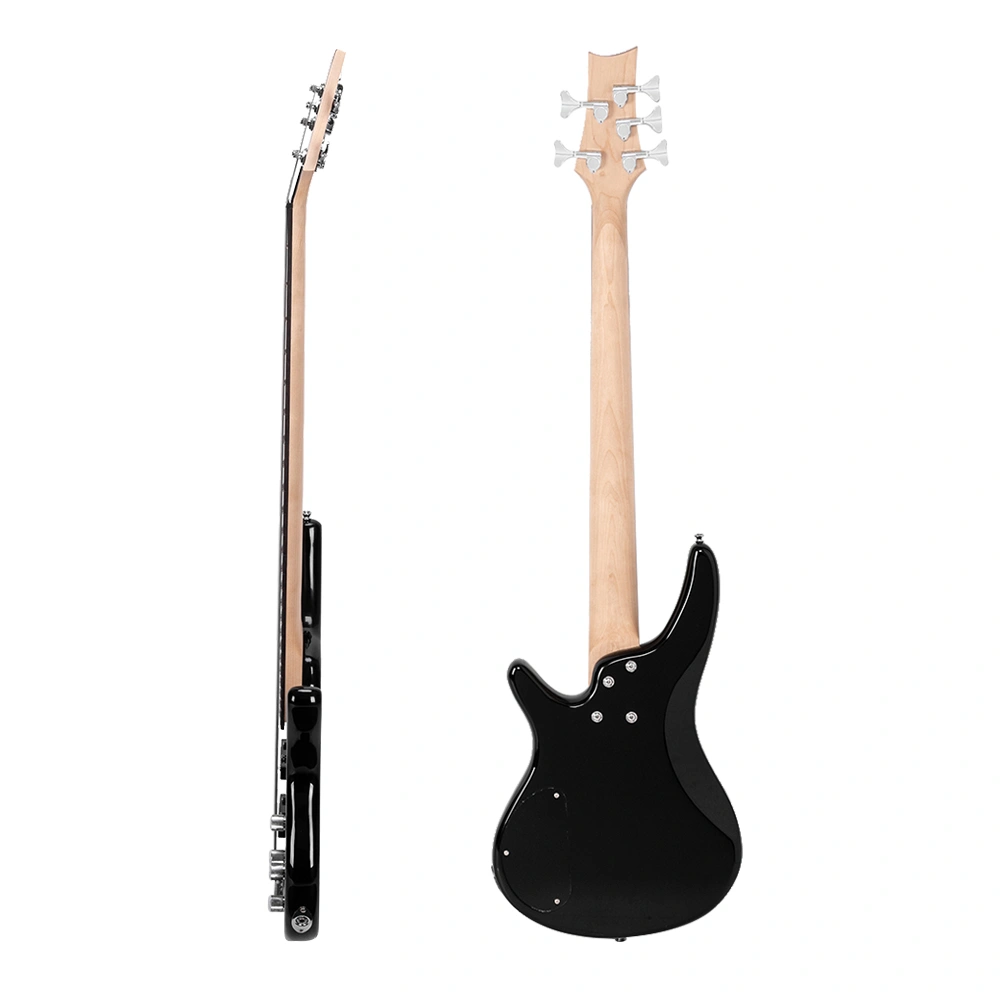 GIB 5 String Bass Guitar Bag Strap Pick Connector Wrench Tool Accessory Kit Black view 12