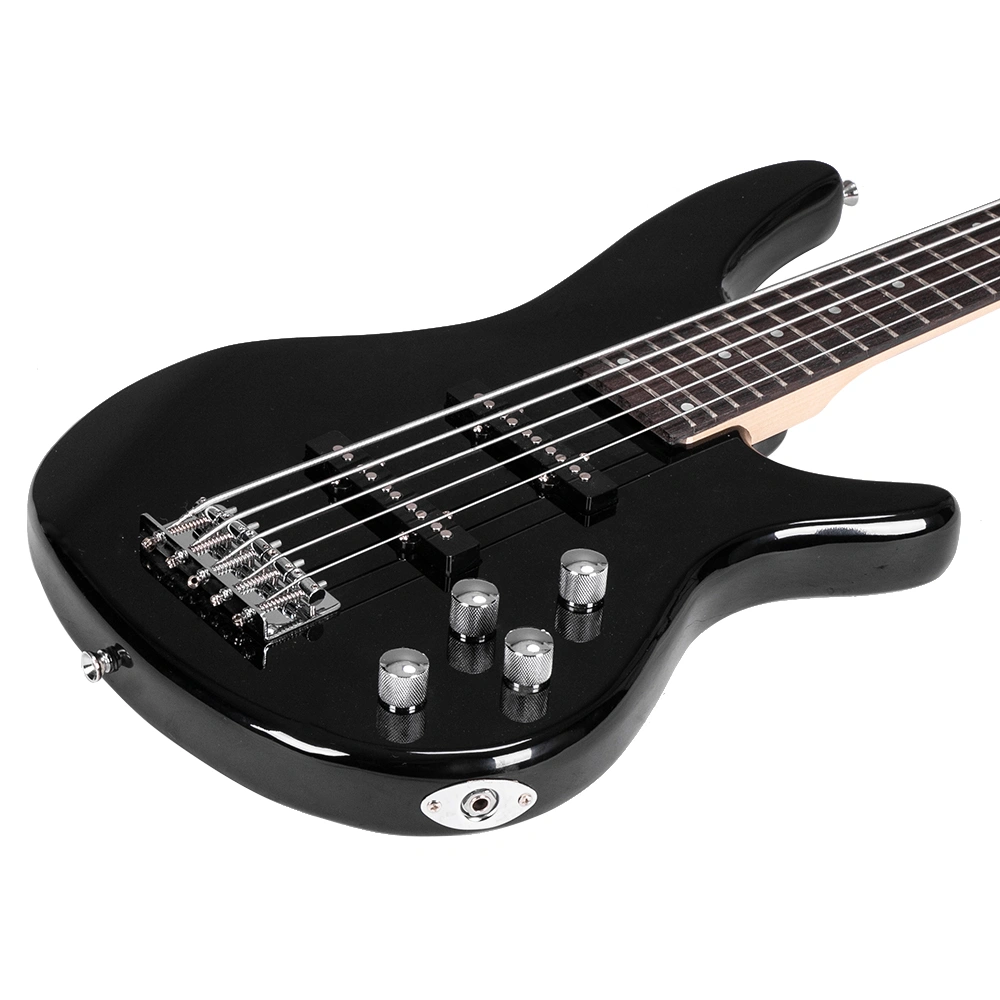 GIB 5 String Bass Guitar Bag Strap Pick Connector Wrench Tool Accessory Kit Black view 7