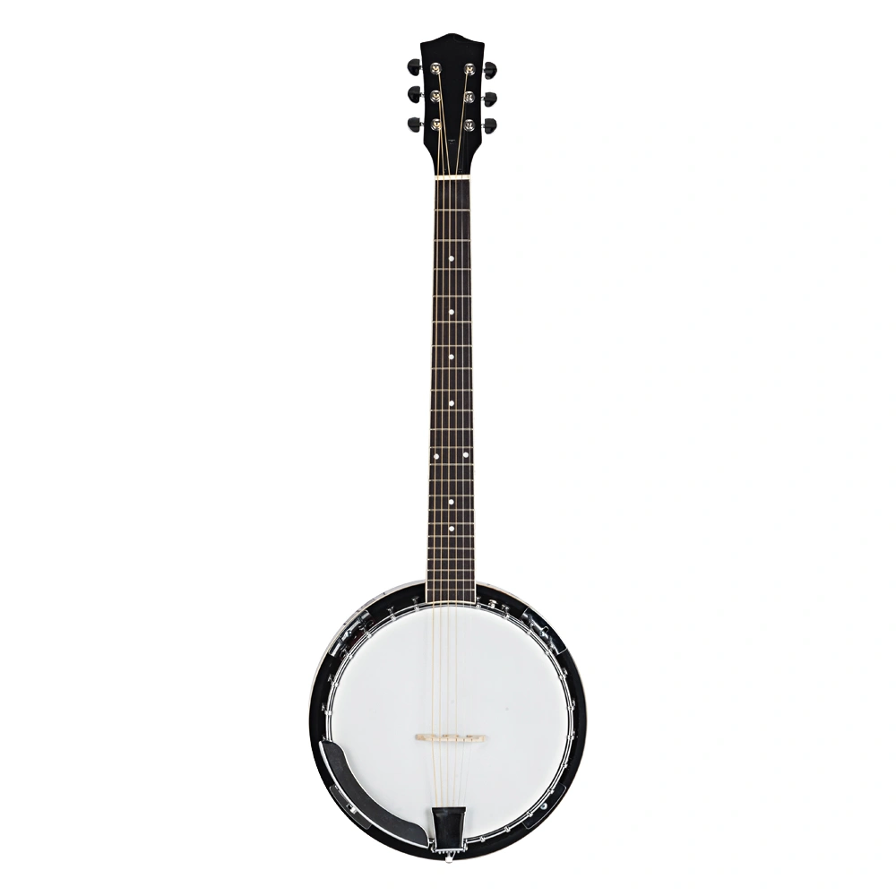 Professional 6-String Banjo - Top Grade Sapelli Wood with Alloy Hardware