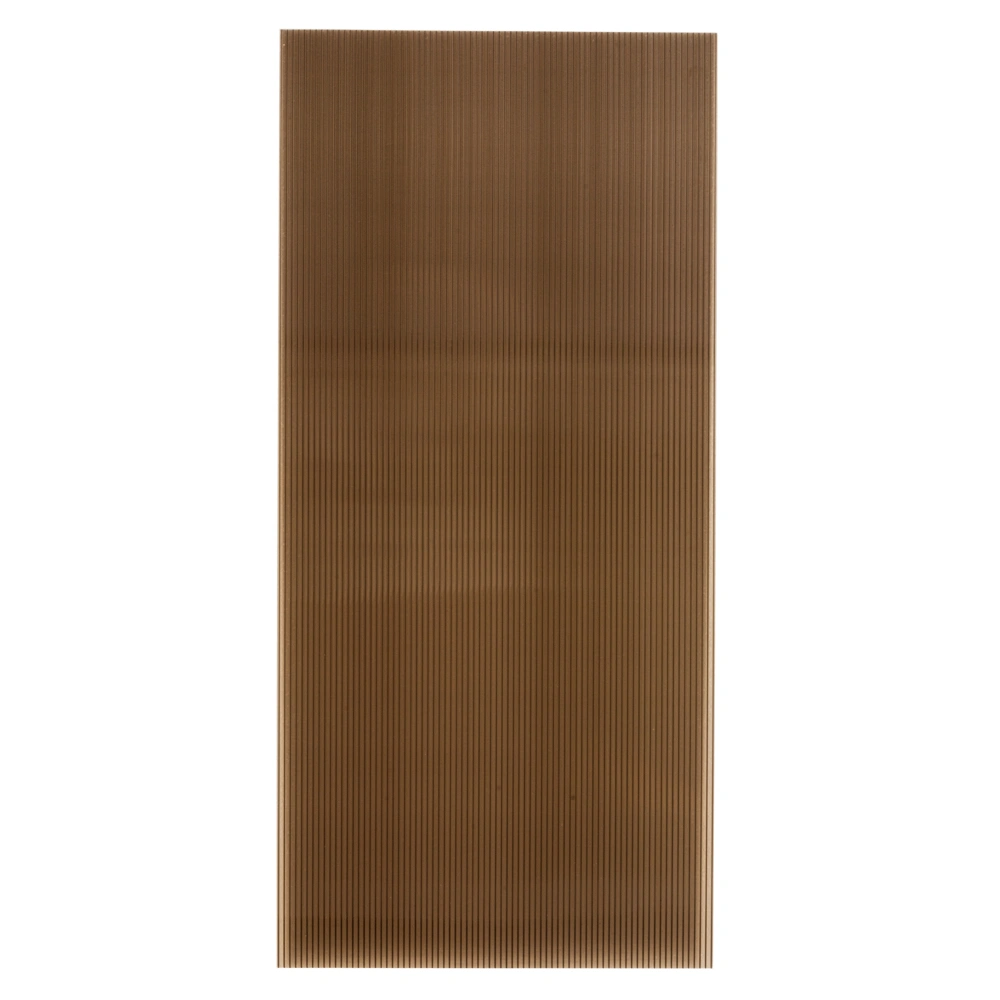 HT-300 x 100 Door & Window Rain Cover Eaves Protector, Brown Board with Black Holder, Household Weather Shield view 12
