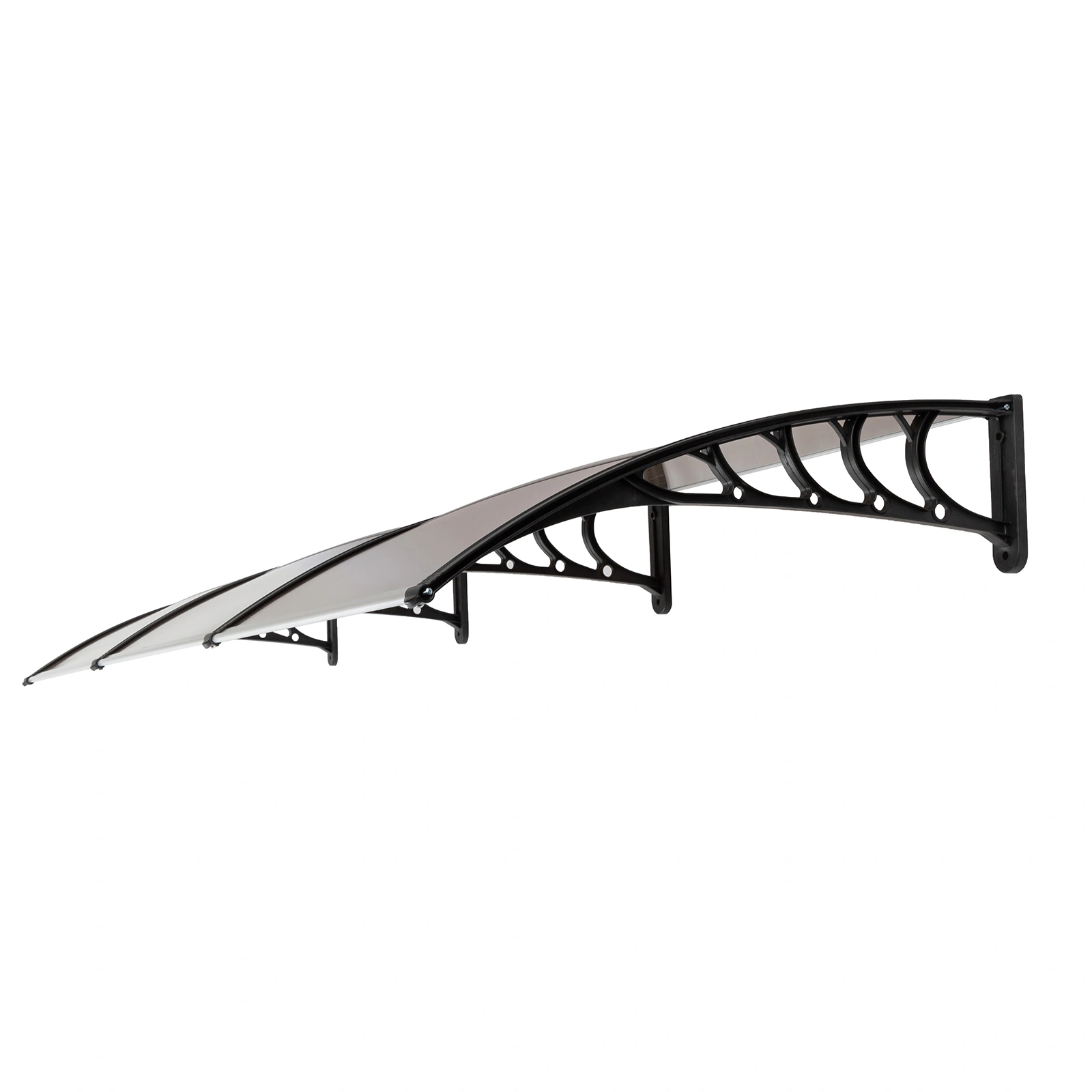 HT-300 x 100 Door & Window Rain Cover Eaves Protector, Brown Board with Black Holder, Household Weather Shield view 13