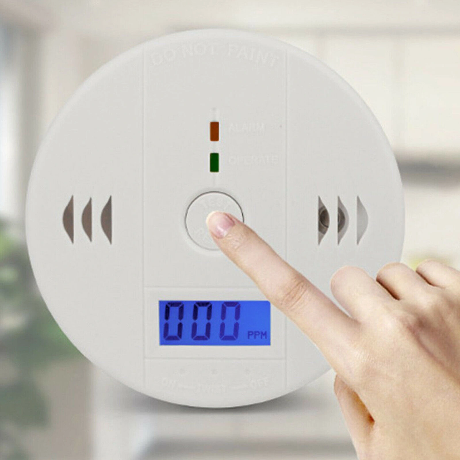 LCD Display CO Carbon Monoxide Gas Detector Alarm, Home Safety Indoor Air Quality Monitor view 8